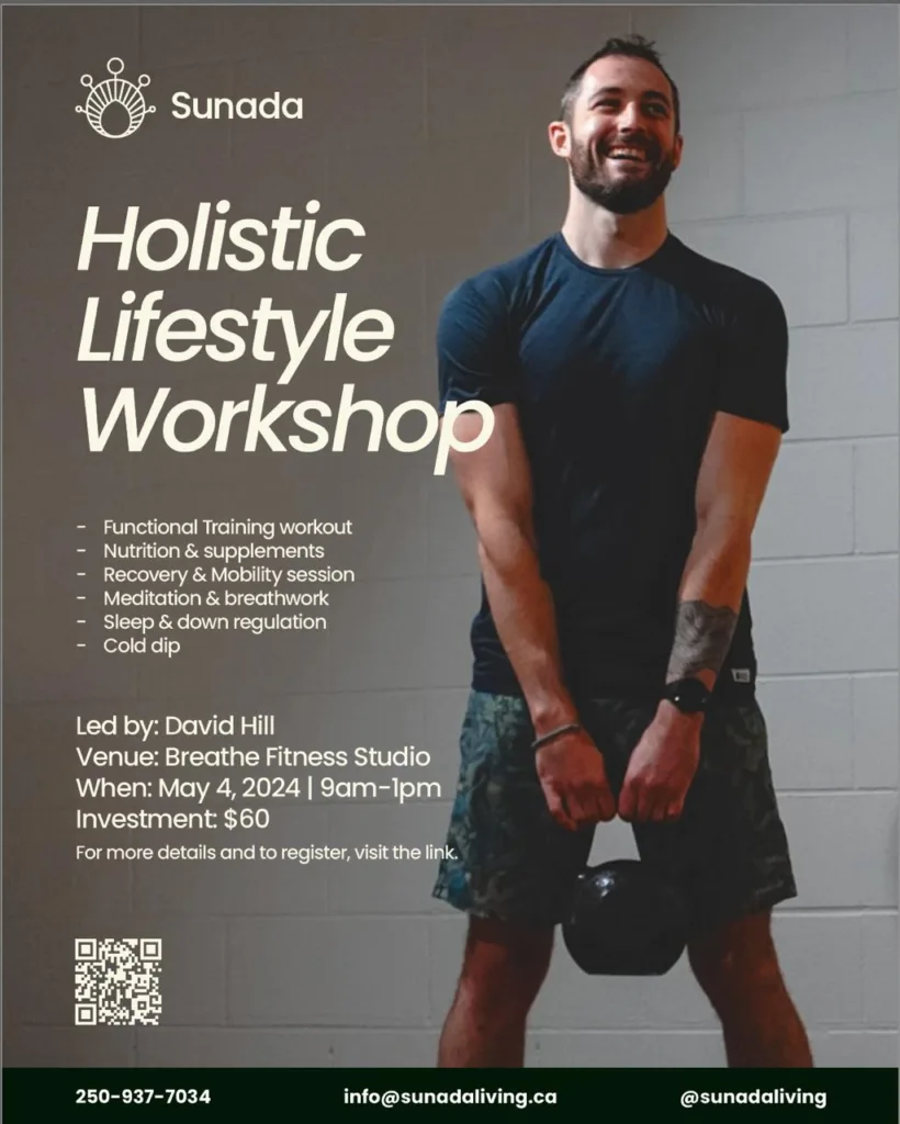 Sunada Holistic Lifestyle Workshop event May 2024