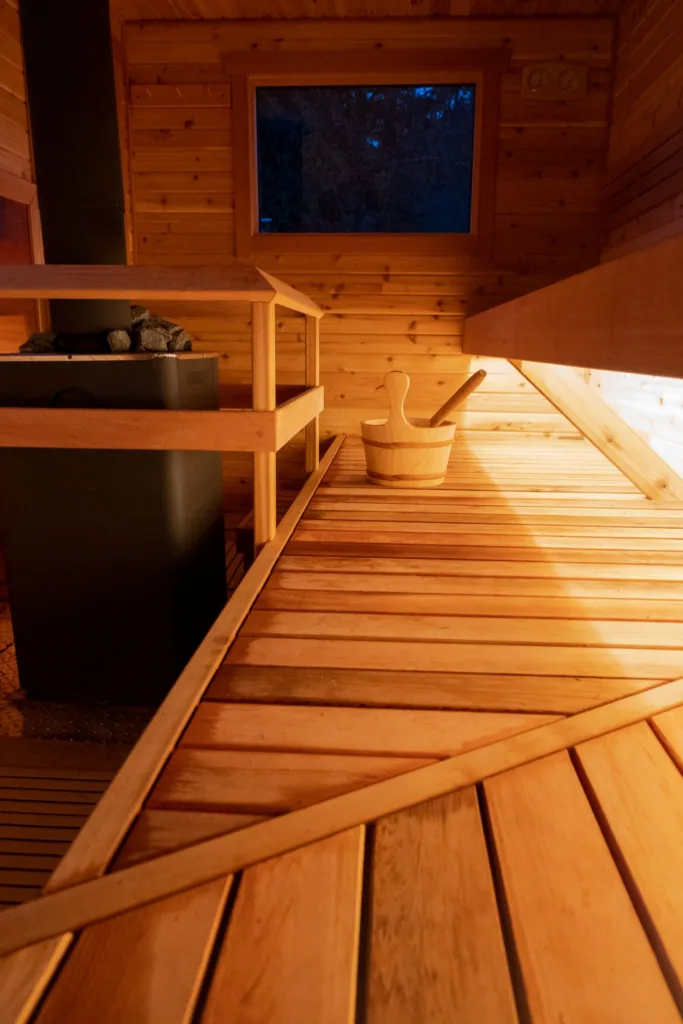 Heat exposure in the sauna