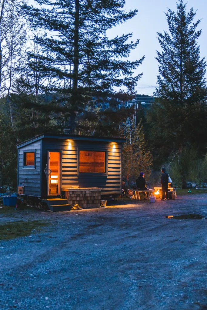 Finnish Sauna at Cheekeye Ranch, Squamish