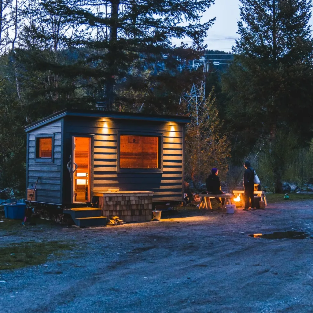 Finnish Sauna at Cheekeye Ranch, Squamish
